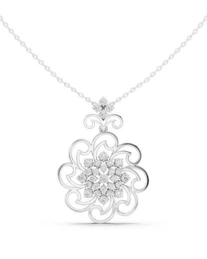 Round Shape 1.03 CT.Diamond Pendal