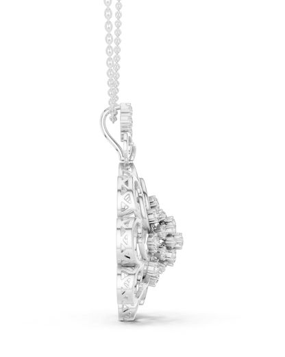 Round Shape 1.03 CT.Diamond Pendal