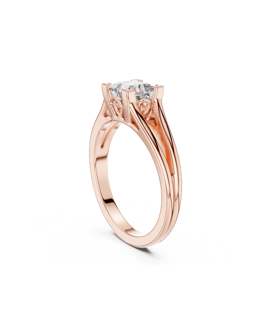 Princess Shape Lab Grown Diamond Ring