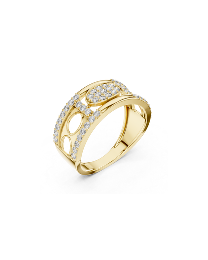 Round Shape 0.60 CT.Diamond Ring