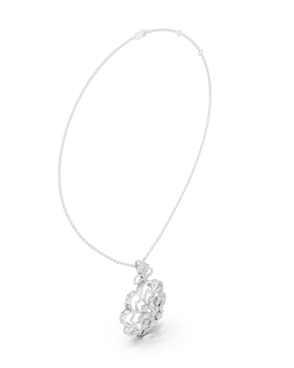 Round Shape 1.03 CT.Diamond Pendal