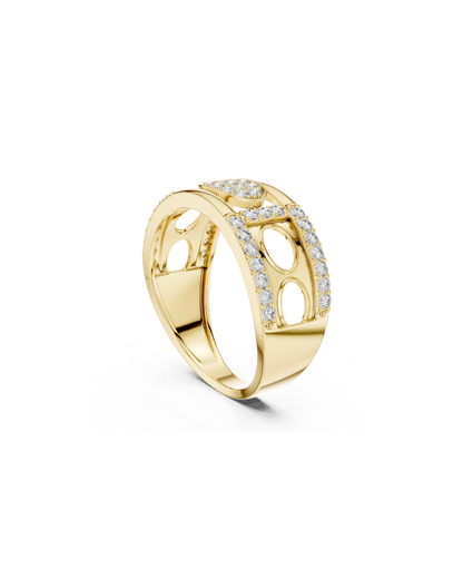 Round Shape 0.60 CT.Diamond Ring