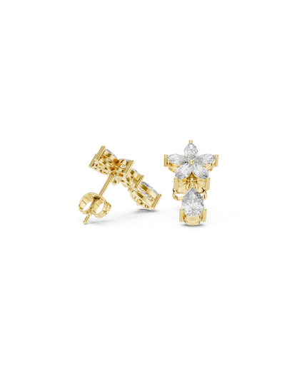 Round Shape 1.00 CT.Diamond Earring