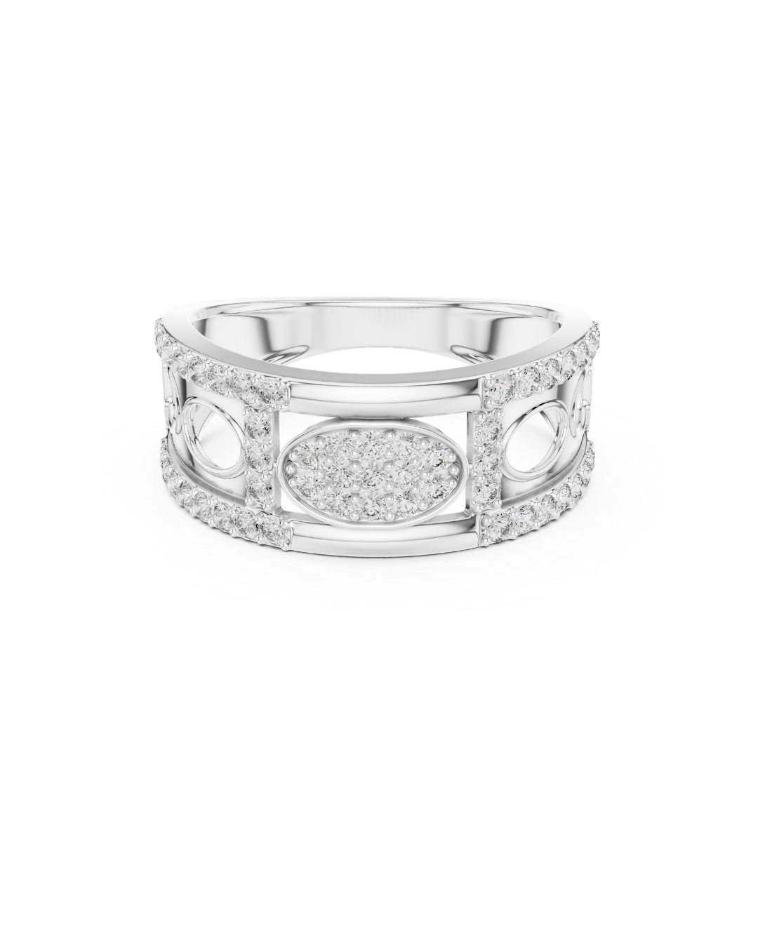 Round Shape 0.60 CT.Diamond Ring