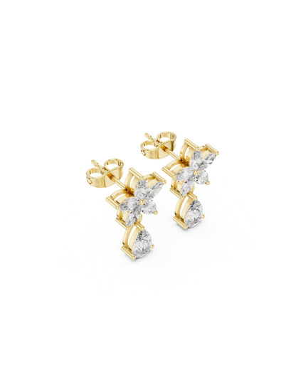 Round Shape 1.00 CT.Diamond Earring
