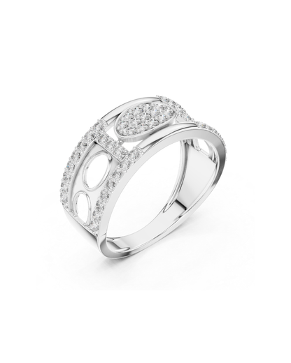 Round Shape 0.60 CT.Diamond Ring