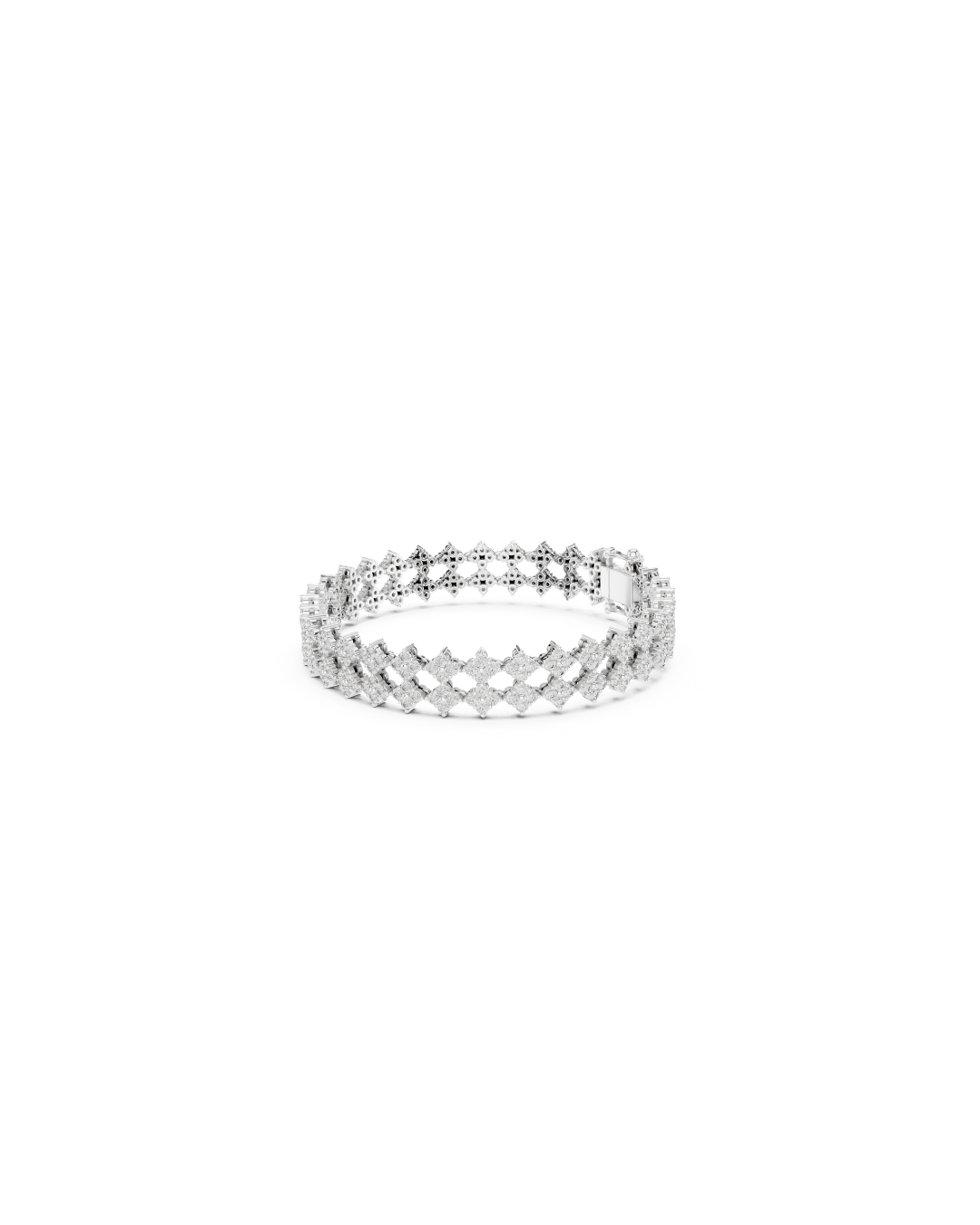 Round Shape Lab Grown Diamond Bracelet