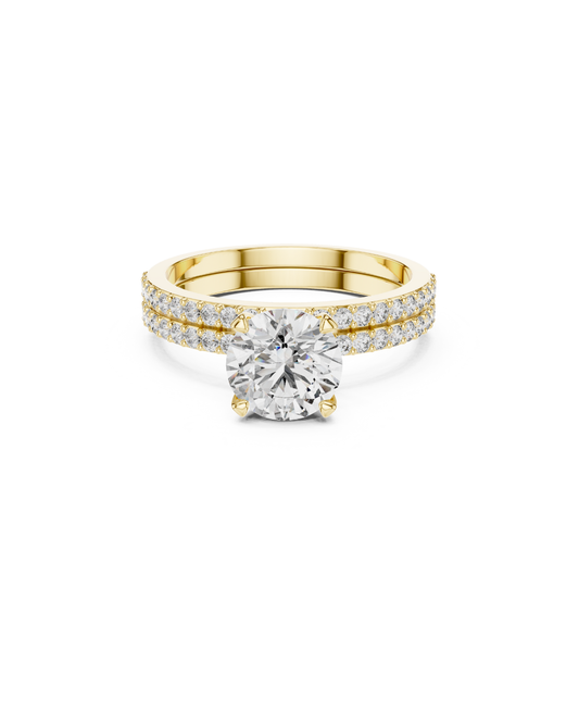 Round Shape Lab Grown Diamond Ring