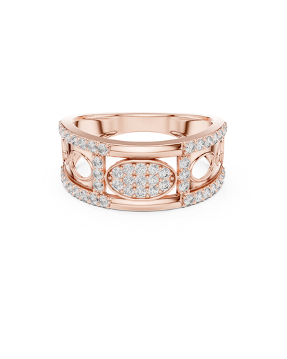 Round Shape 0.60 CT.Diamond Ring