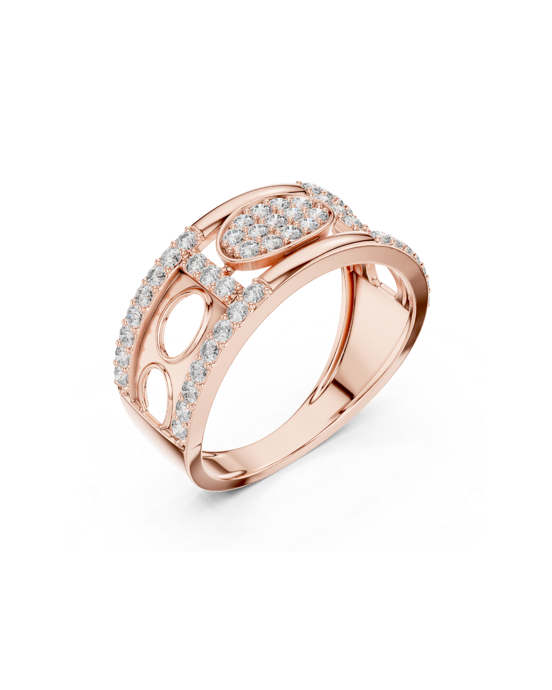 Round Shape 0.60 CT.Diamond Ring