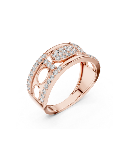 Round Shape 0.60 CT.Diamond Ring