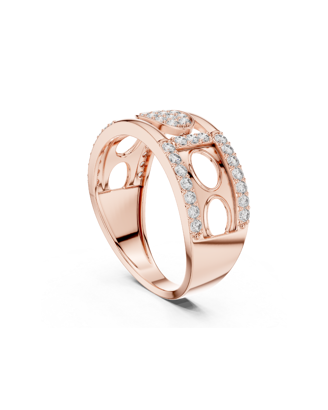 Round Shape 0.60 CT.Diamond Ring
