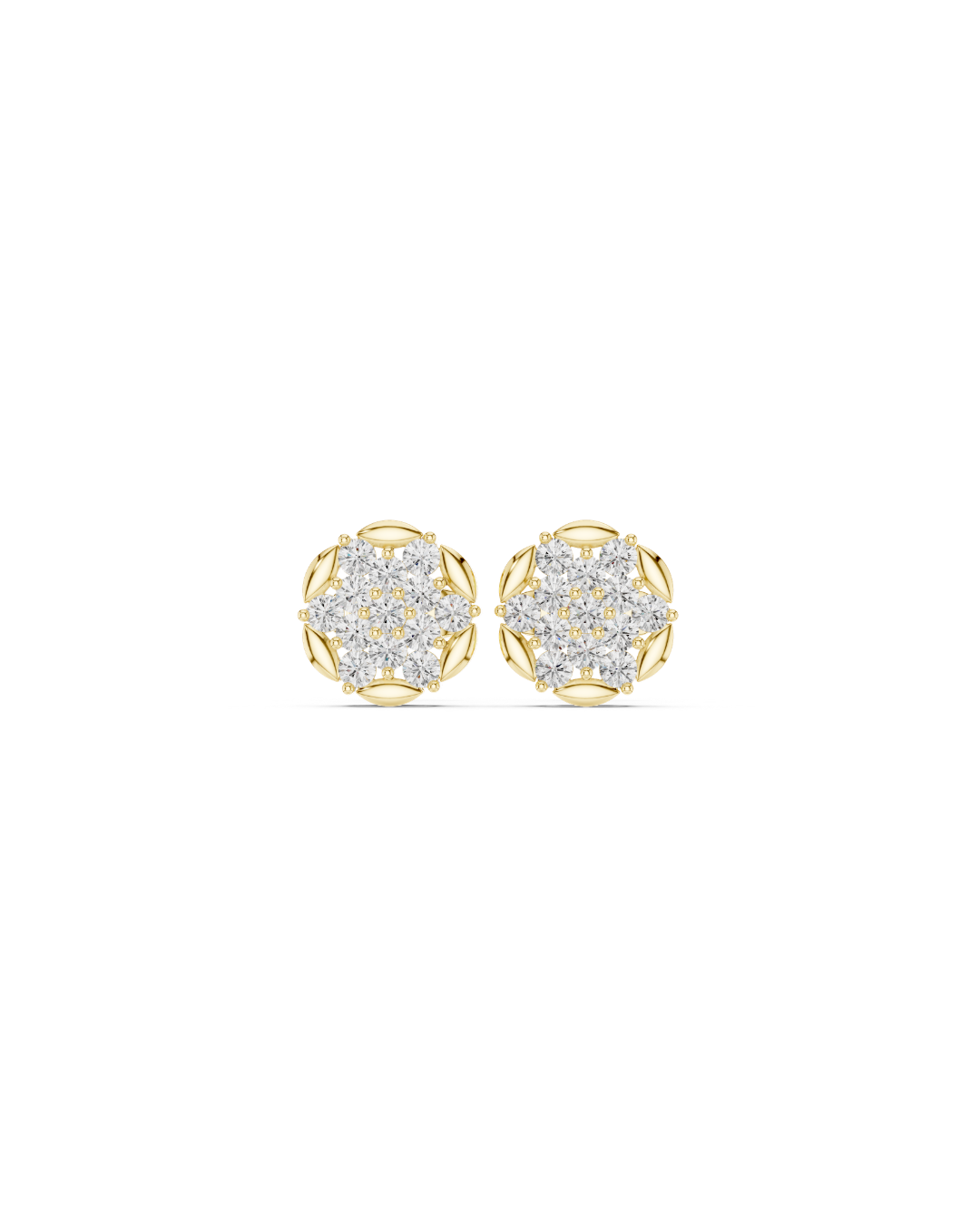 Round Shape 0.47 CT.Diamond Earring