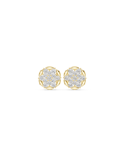 Round Shape 0.47 CT.Diamond Earring