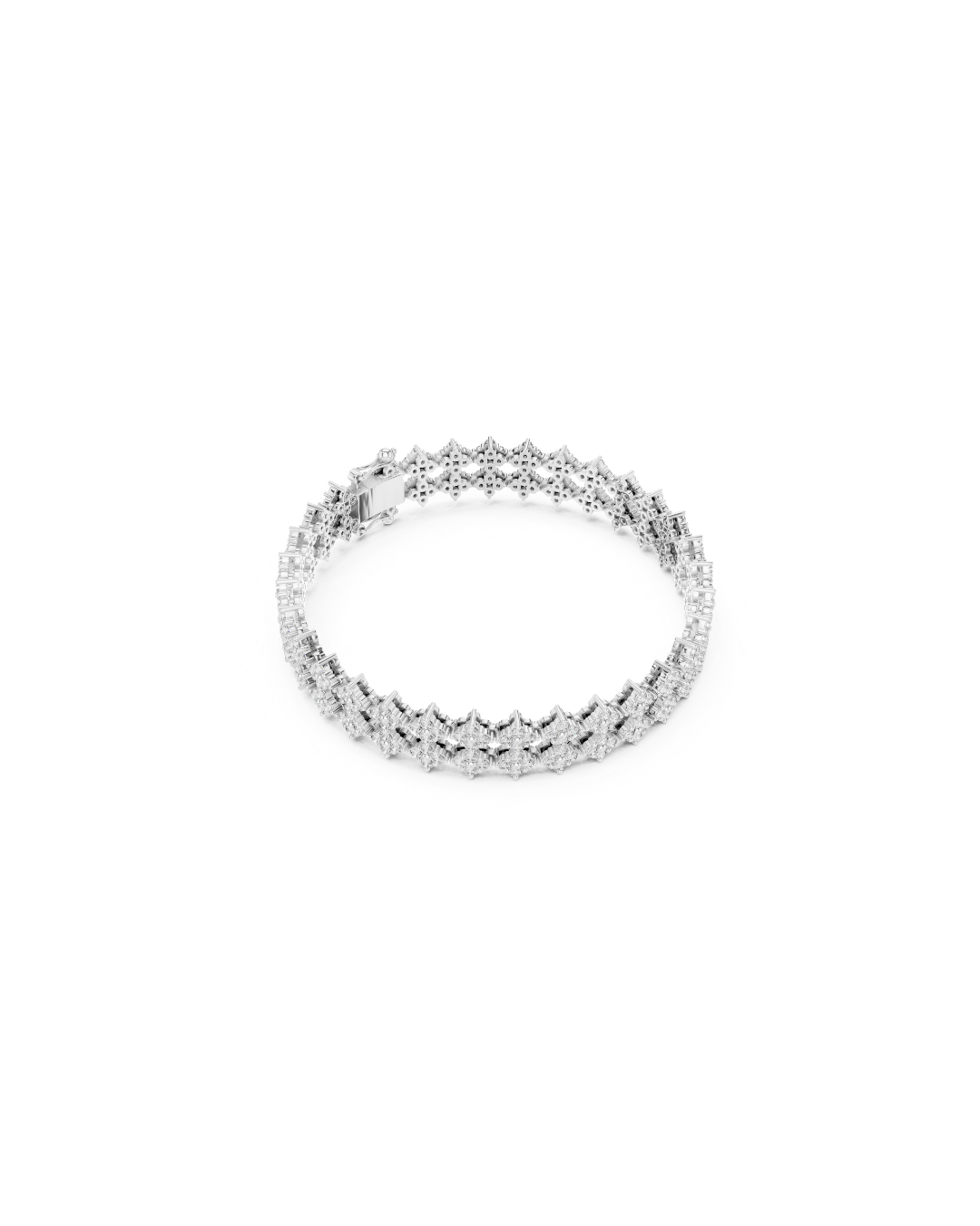 Round Shape Lab Grown Diamond Bracelet