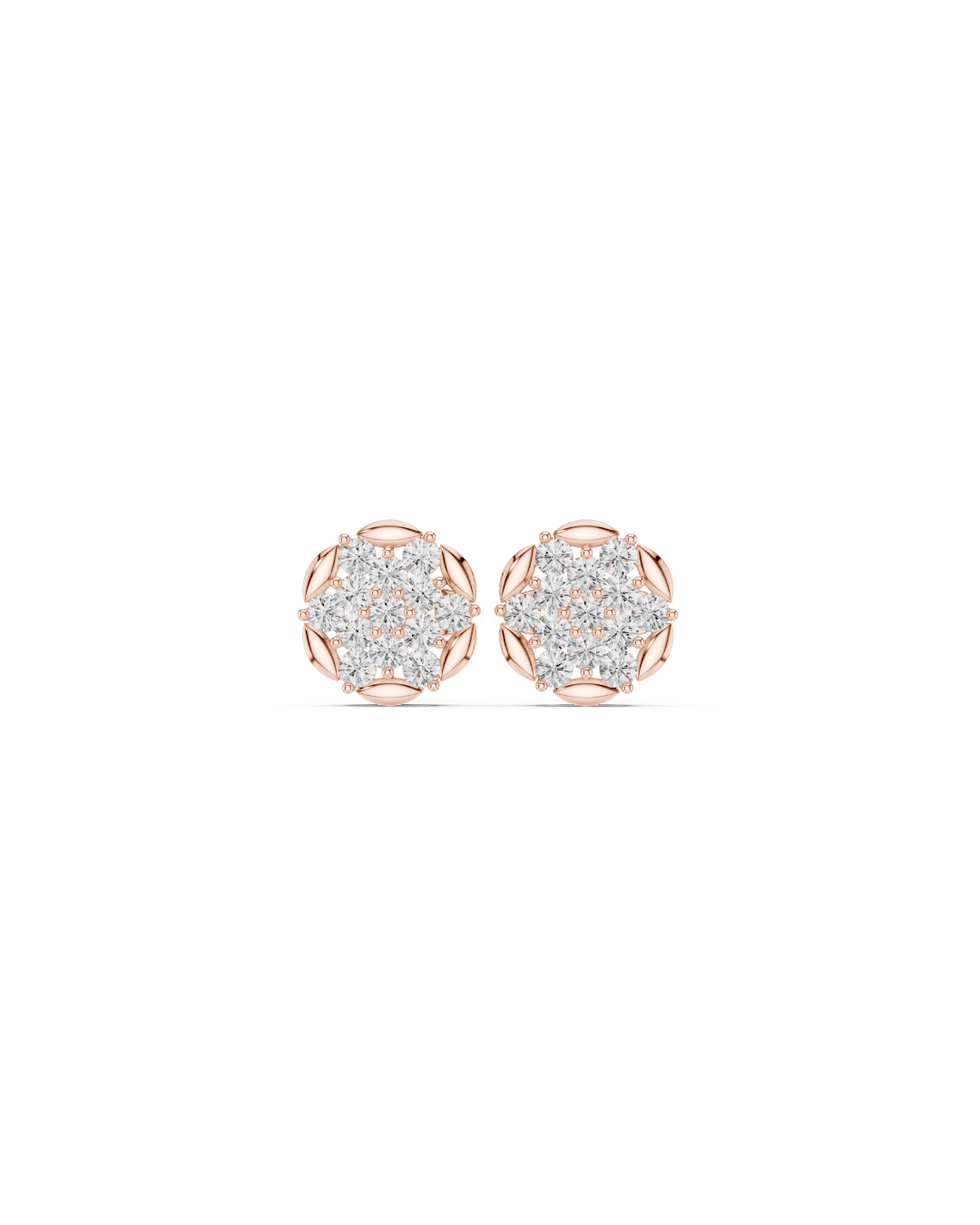 Round Shape 0.47 CT.Diamond Earring