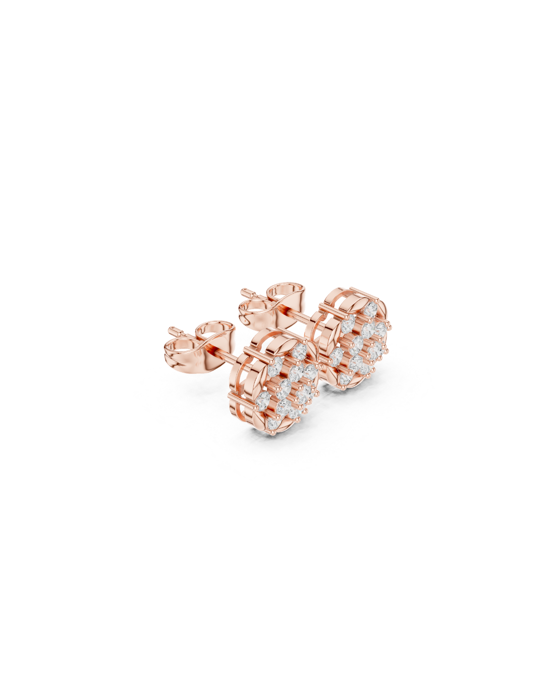 Round Shape 0.47 CT.Diamond Earring