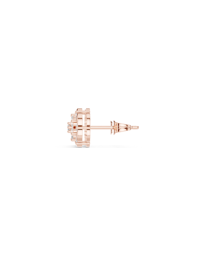 Round Shape 0.47 CT.Diamond Earring