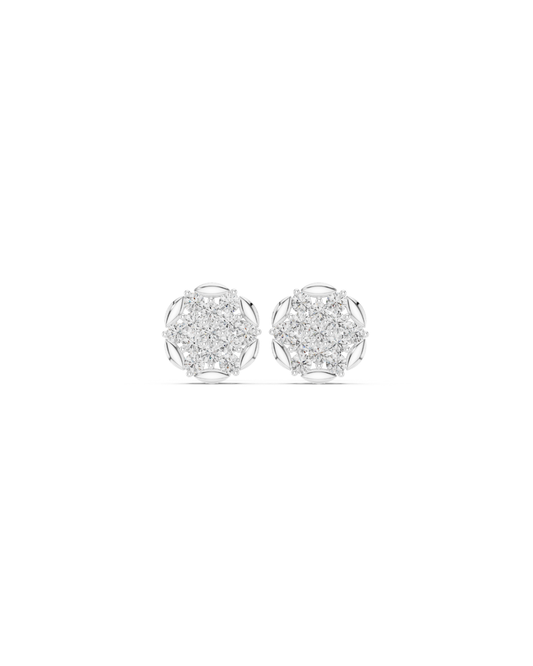 Round Shape 0.47 CT.Diamond Earring