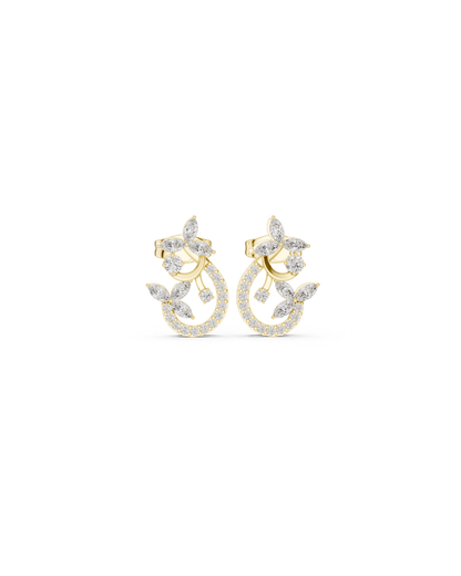 Round Shape Diamond Earring4