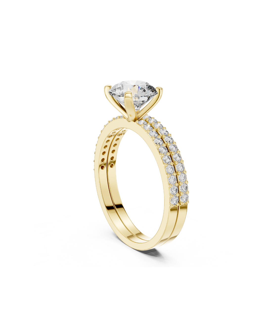 Round Shape Lab Grown Diamond Ring