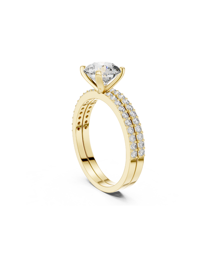 Round Shape Lab Grown Diamond Ring