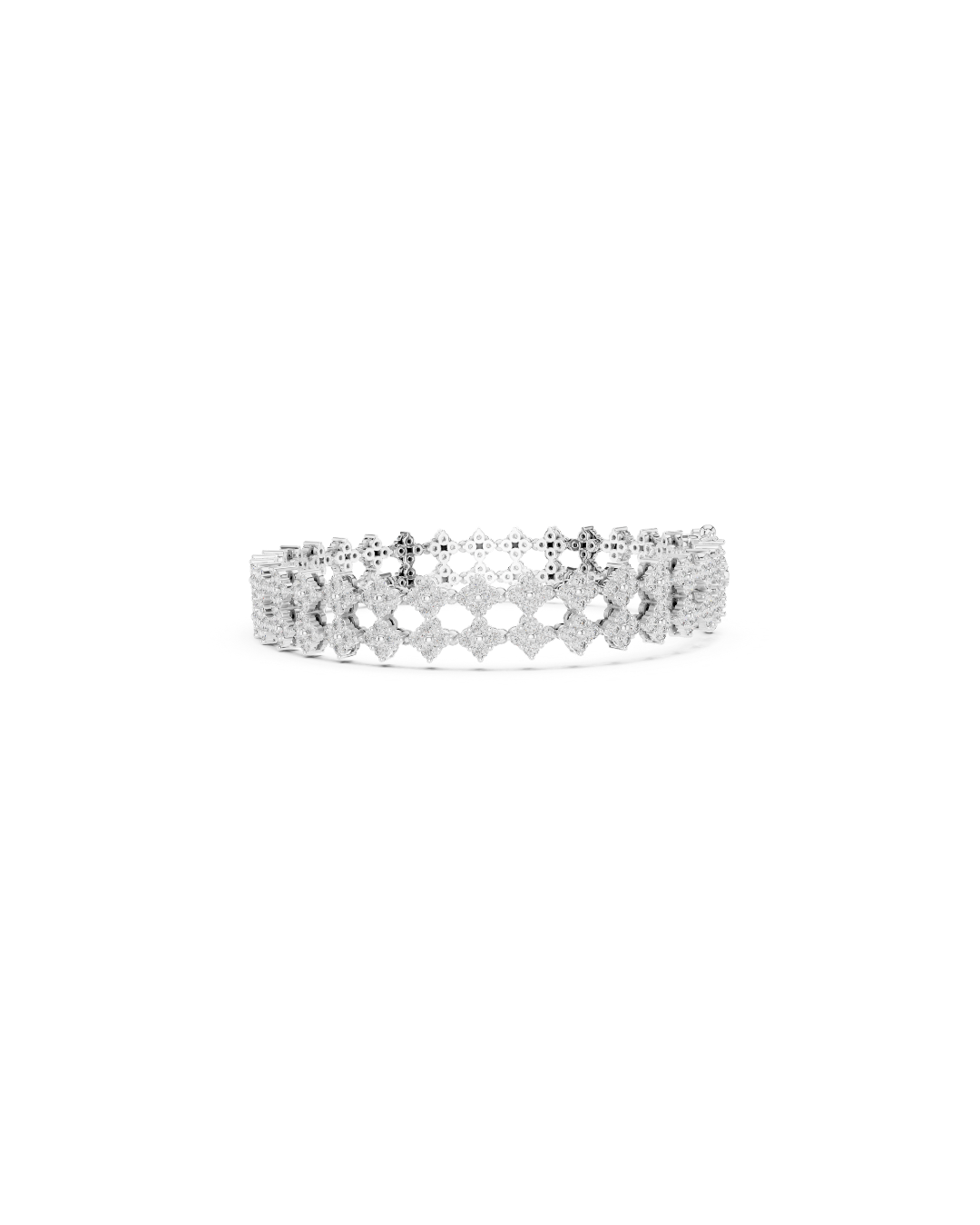 Round Shape Lab Grown Diamond Bracelet