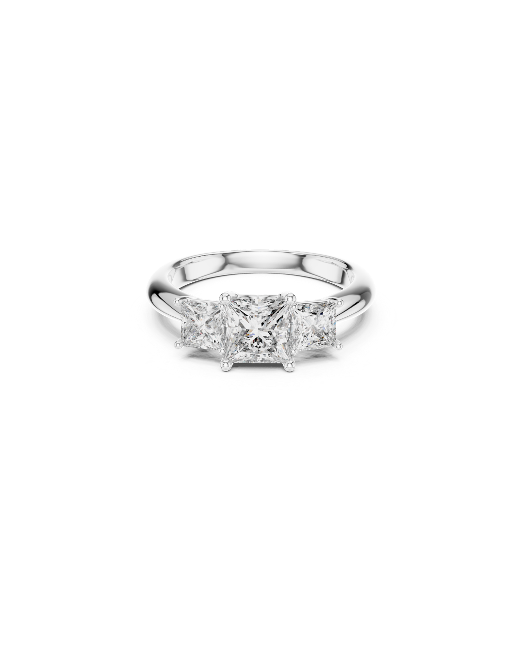 Princess Shape Lab Grown Diamond Ring