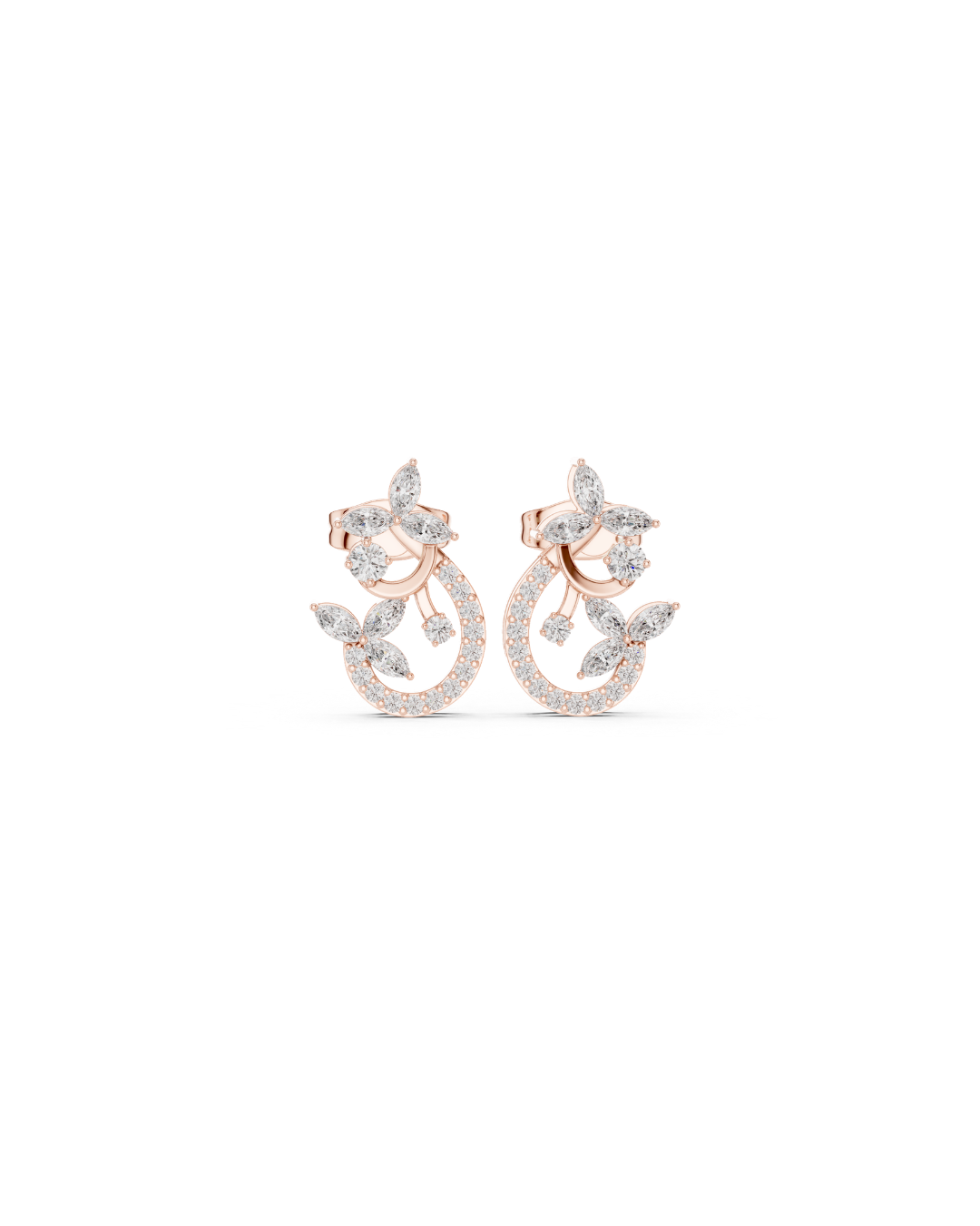 Round Shape Diamond Earring4