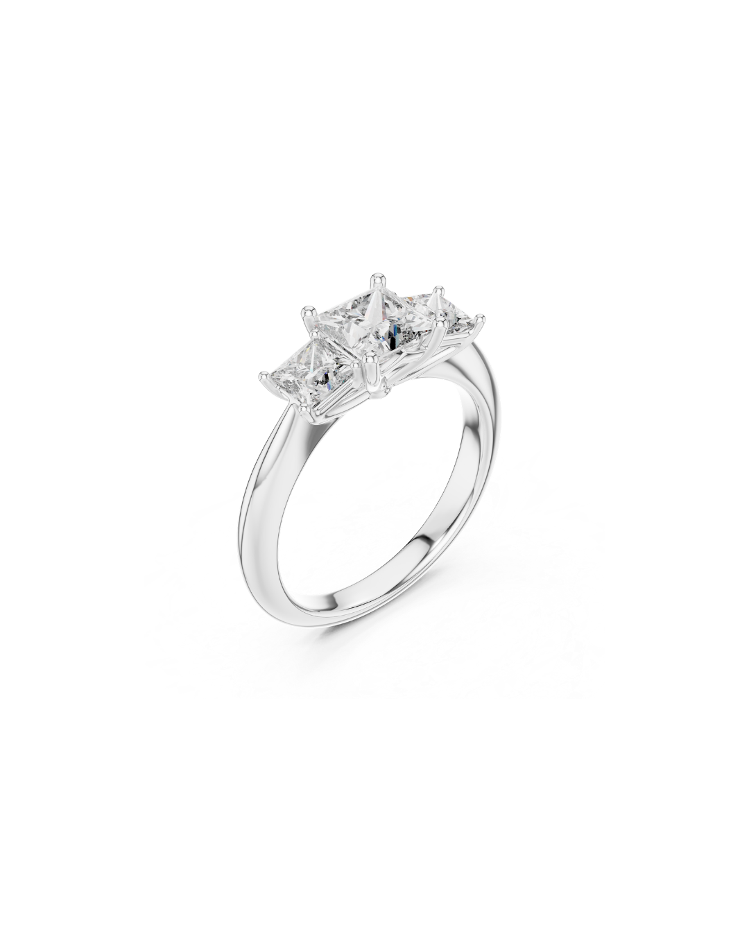 Princess Shape Lab Grown Diamond Ring