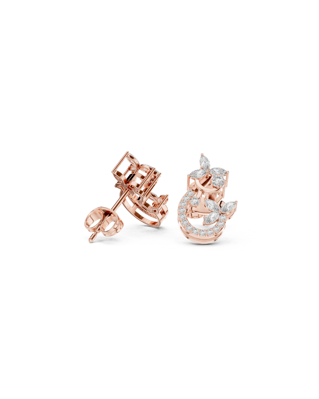 Round Shape Diamond Earring4