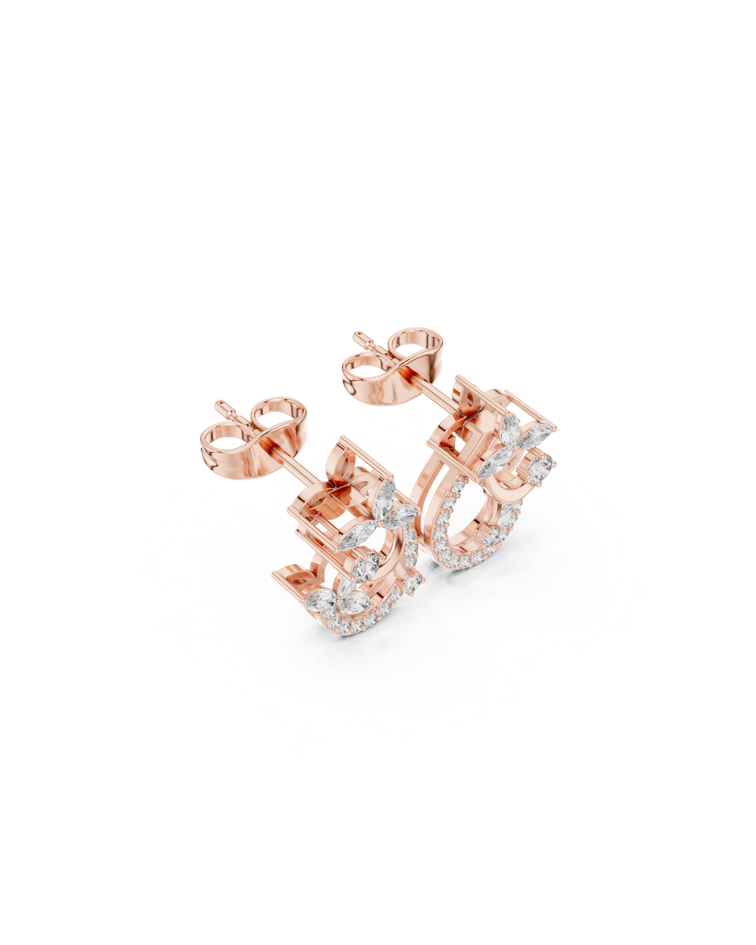Round Shape Diamond Earring4