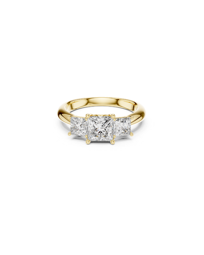 Princess Shape Lab Grown Diamond Ring
