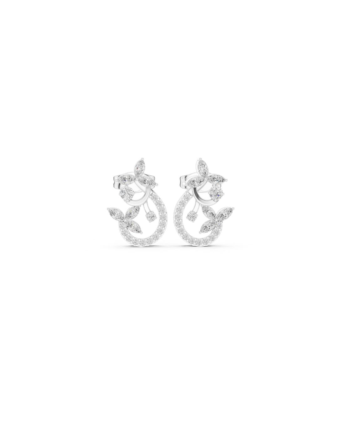 Round Shape Diamond Earring4