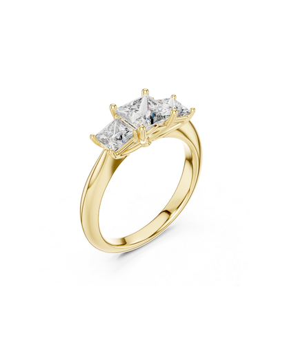 Princess Shape Lab Grown Diamond Ring