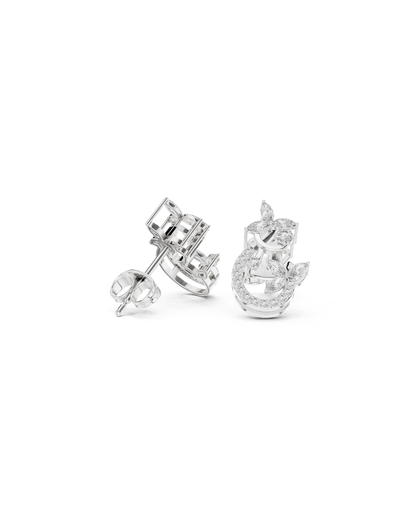Round Shape Diamond Earring4