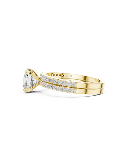 Round Shape Lab Grown Diamond Ring