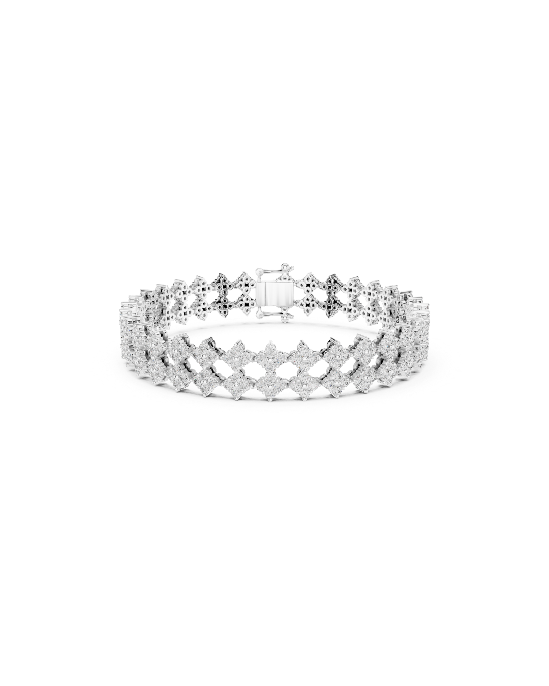 Round Shape Lab Grown Diamond Bracelet