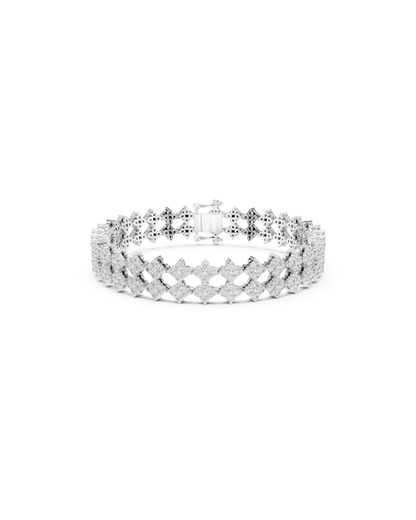 Round Shape Lab Grown Diamond Bracelet