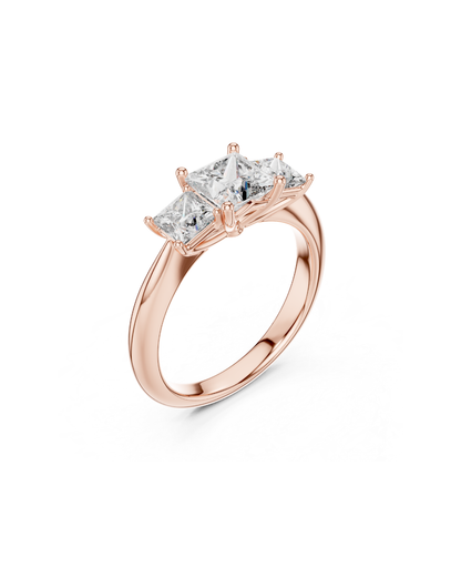 Princess Shape Lab Grown Diamond Ring