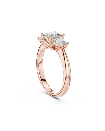 Princess Shape Lab Grown Diamond Ring