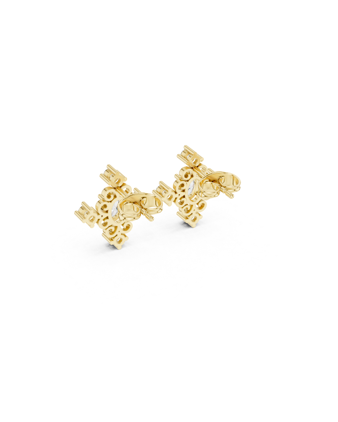 Round Shape Diamond Earring5