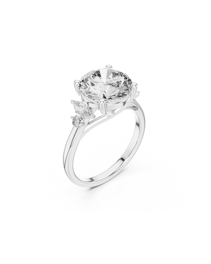 Round Shape Lab Grown Diamond Ring