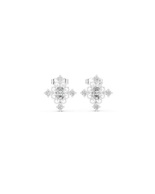 Round Shape Diamond Earring5