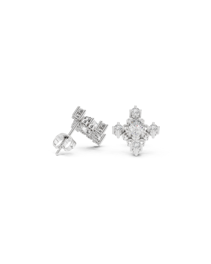 Round Shape Diamond Earring5