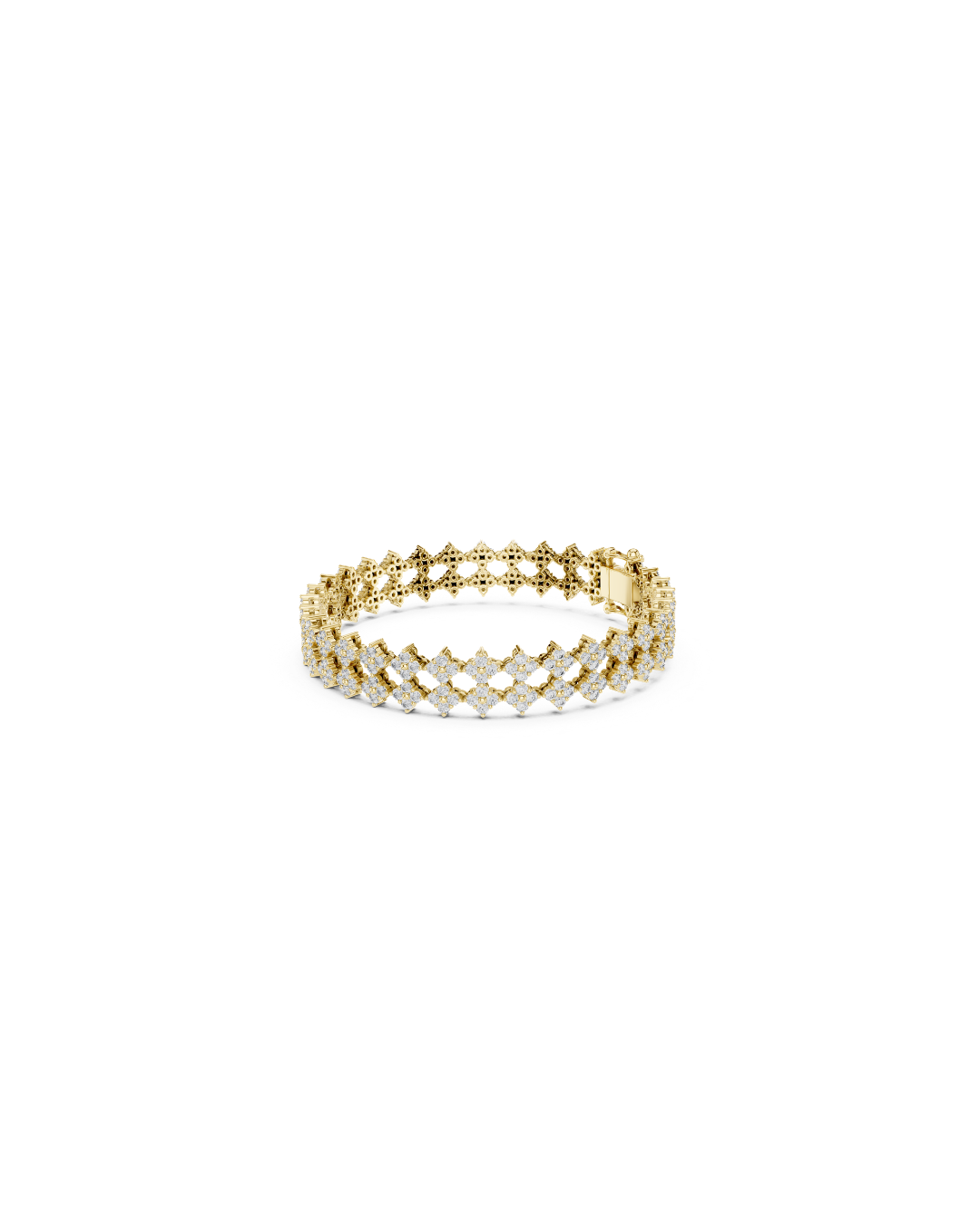 Round Shape Lab Grown Diamond Bracelet