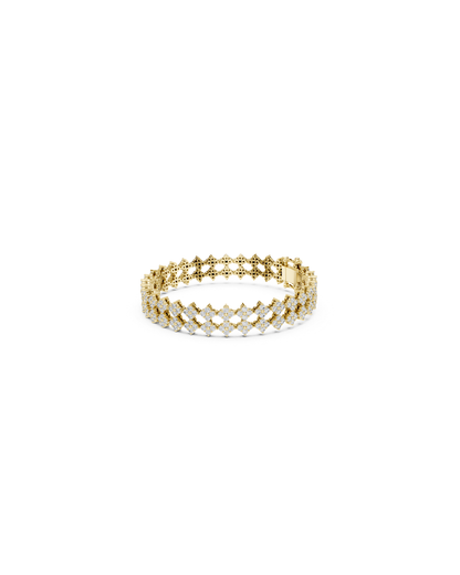 Round Shape Lab Grown Diamond Bracelet