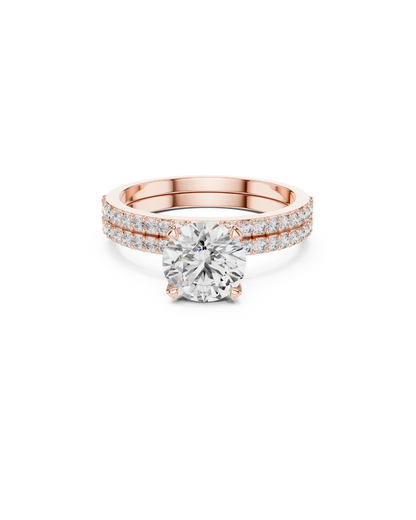 Round Shape Lab Grown Diamond Ring