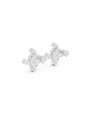 Round Shape Diamond Earring5