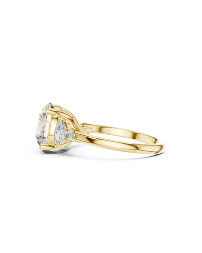Round Shape Lab Grown Diamond Ring
